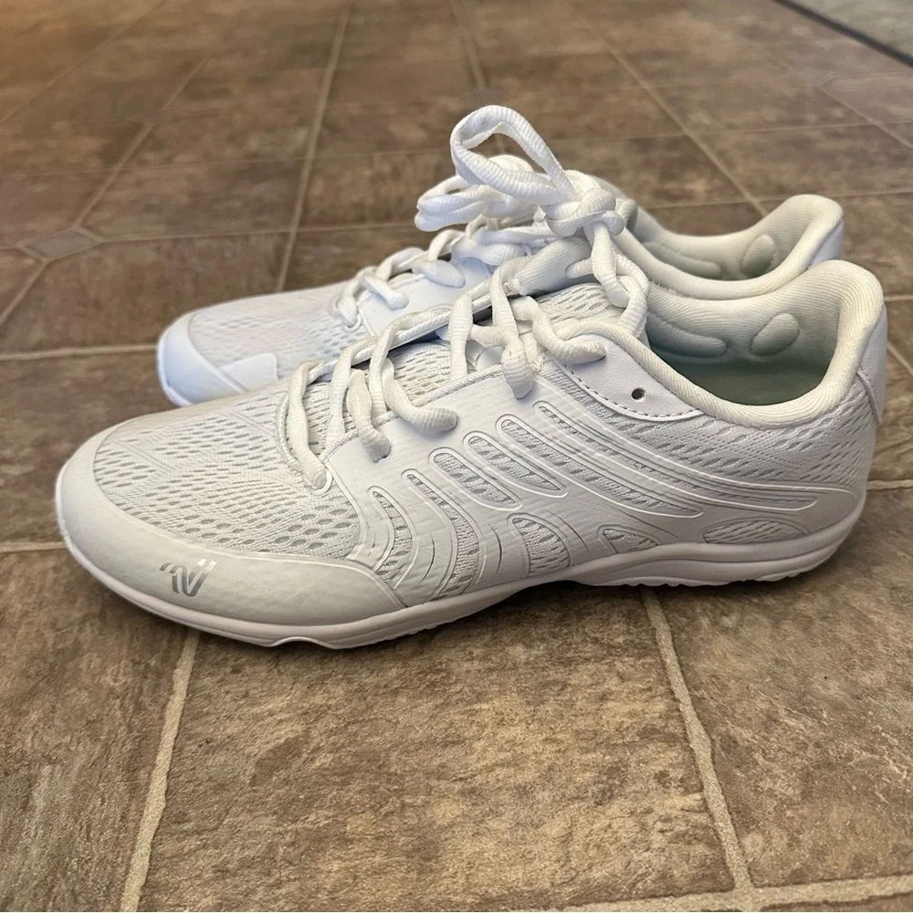 Varsity Rise 2 White Cheer Shoes Lightweight, RallyFlex Breathable Mesh, Gym - Picture 4 of 9